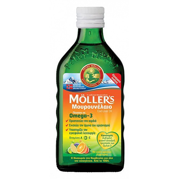 Moller's Cod Liver Oil 250ml Tutti Frutti