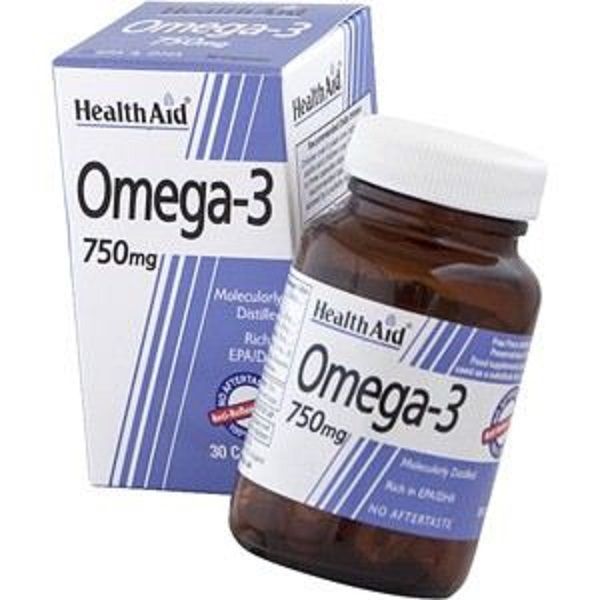 Health Aid Omega 3 750mg 30 κάψουλες