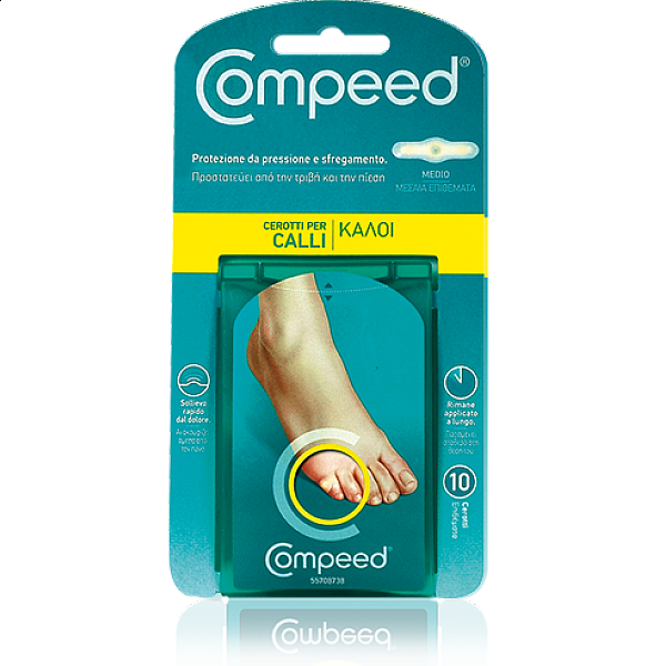 Compeed Επιθέματα Για Κάλους Μεσαία 10τμχ