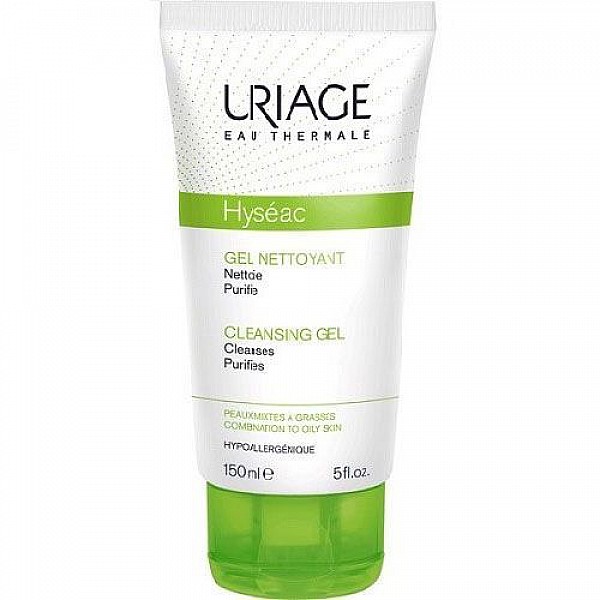 Uriage Hyseac Gel Nettoyant, Απαλό Καθαριστικό Τζελ για Λιπαρό Δέρμα με Ακμή 150ml