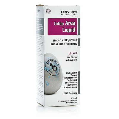 Frezyderm Intim Area Liquid pH 4.0 Καθαριστικό Ευαίσθητης Περιοχής 200ml