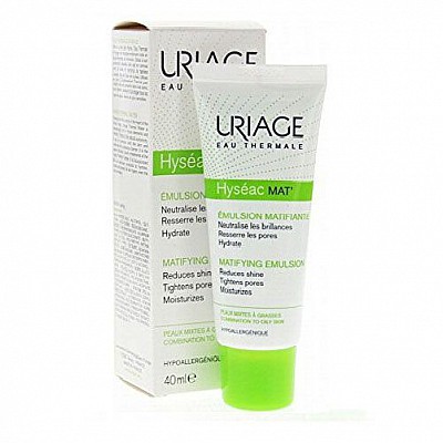 Uriage Hyseac Mat', Ενυδατική Σμηγματορυθμιστική Ματ, 40ml