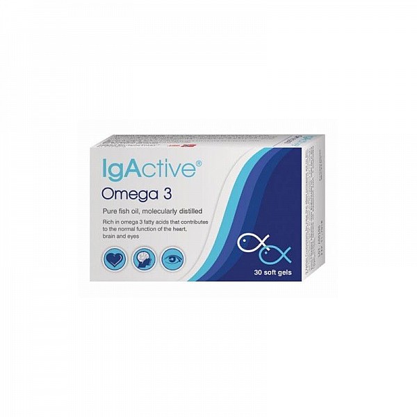 IgActive Omega 3 1000mg 30 μαλακές κάψουλες