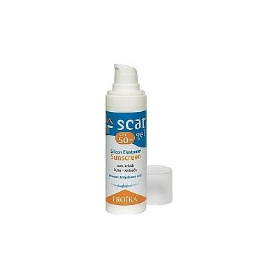 Froika Scar Gel SPF50+ Τζελ Σιλικόνης με Υαλουρονικό Οξύ κατά των Ουλών με αντηλιακή προστασία, 30ml
