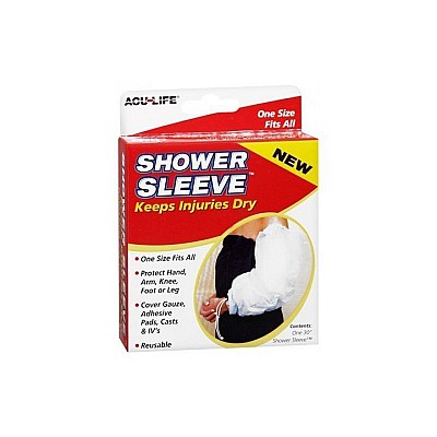 ACU-LIFE -Shower Sleeve Προστατευτικό Αδιάβροχο Κάλυμμα Πληγών 30'' - 1τμχ