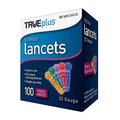 Nipro True Plus Sterile Lancets 33G Βελόνες 100 τεμ