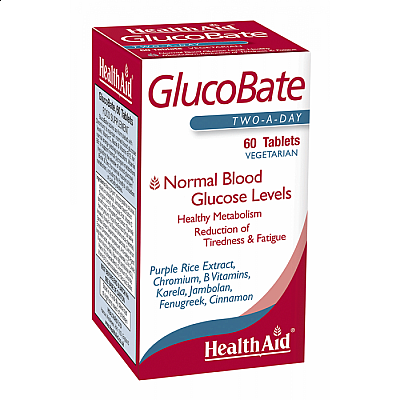 Health Aid GlucoBate, 60 vtabs