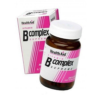 Health Aid VITAMIN B COMPLEX Supreme, 30 κάψουλες