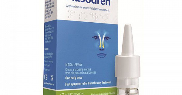 NASODREN® - Spray Nasal 100% Natural para la Sinusitis