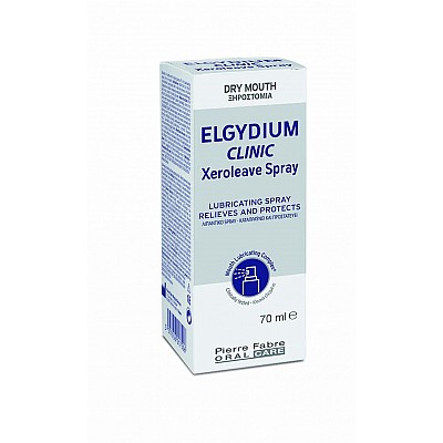 Elgydium - Clinic Xeroleave Spray Λιπαντικό σπρέϋ για το ξηρό στόμα - 70ml