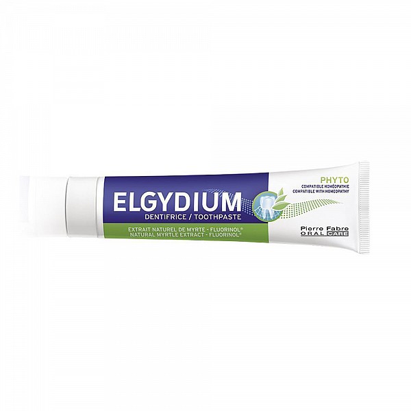 Elgydium Toothpaste Phyto Οδοντόκρεμα Κατά της Πλάκας,Κατάλληλη για Ομοιοπαθητική 75ml