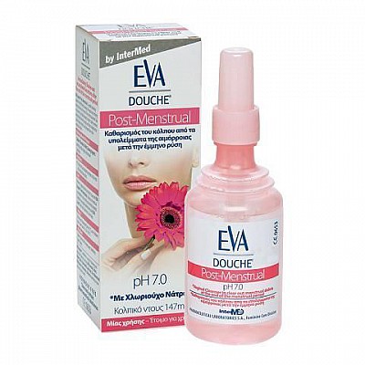 Intermed Eva Douche Post-Menstrual Κολπικό Ντους με Χλωριούχο Νάτριο PH7.0, 147ml