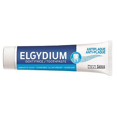 Elgydium Οδοντόπαστα Κατά Της Πλάκας Με Ανθρακικό Ασβέστιο & Χλωρεξιδίνη 50ml