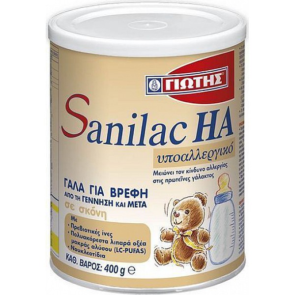 Γιώτης Sanilac ΗΑ Υποαλλεργικό 400gr