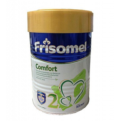 Frisomel Comfort 2, 400gr, Γάλα ειδικής διατροφής για βρέφη με γαστροοισοφαγική παλινδρόμηση ή δυσκοιλιότητα, από τον έκτο μήνα και μετά.