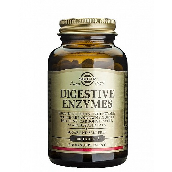 Solgar Digestive Enzymes Πεπτικά Ένζυμα,100tabs