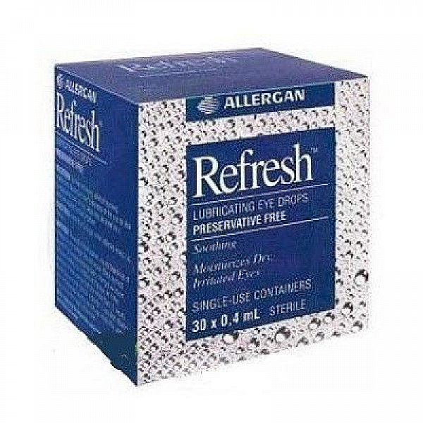 Allergan Refresh Λιπαντικές Οφθαλμικές Σταγόνες 30x0.4ml