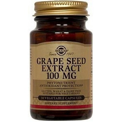 Solgar Grape Seed Extract 100mg 30 φυτικές κάψουλες