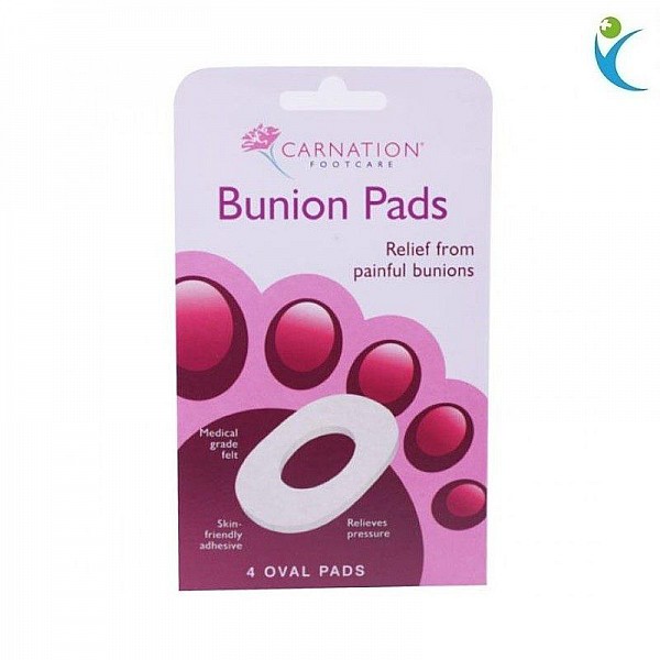 Vican Carnation Bunion Pads, Αυτοκόλλητα προστατευτικά δακτύλων για τα δάκτυλα των ποδιών, 4pads