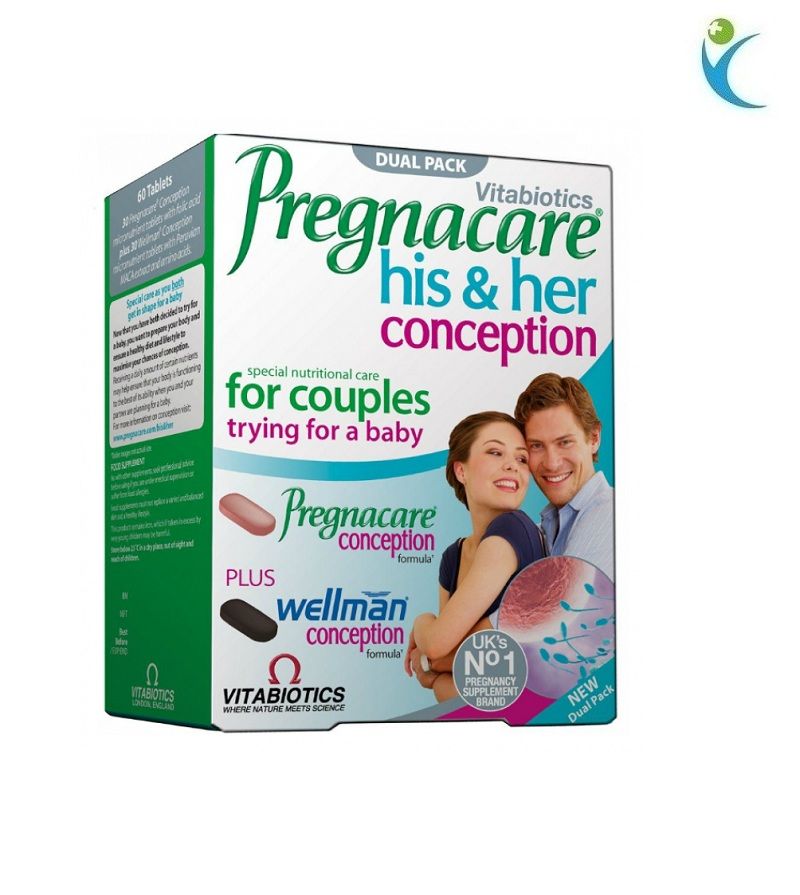 Vitabiotics Pregnacare His Her 2 X 30 Tabs