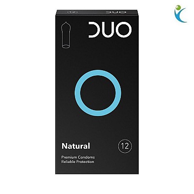 DUO Natural Προφυλακτικά Κανονικά, 12 τεμάχια