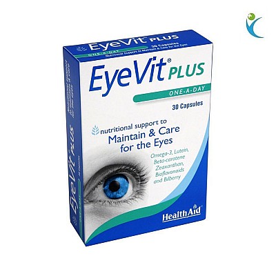 Health Aid Eye Vit Plus 30 Caps Φροντίδα Ματιών