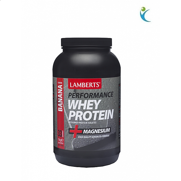 Lamberts Whey protein isolate Banana, Πρωτείνη Ορού Γάλακτος με γεύση Μπανάνα 1000gr