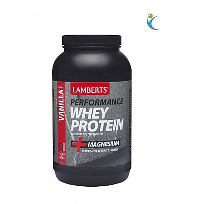 Lamberts Whey Protein Vanilla Πρωτείνη Ορού Γάλακτος με Γεύση Βανίλια 1000g