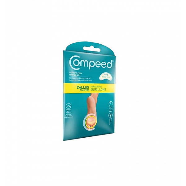 Compeed Επιθέματα Μεγάλα για σκληρύνσεις 2 τεμ.