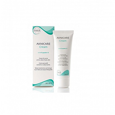 Synchroline Aknicare Cream Λεπτόρρευστη Κρέμα Προσώπου με Σμηγματορρυθμιστική και Ενυδατική Δράση 50ml