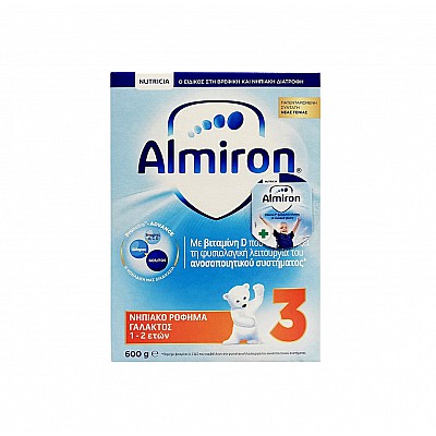 Nutricia Almiron 3 Νηπιακό Ρόφημα Γάλακτος 1-2 ετών, 600g