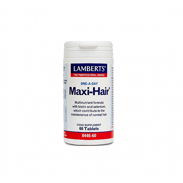 Lamberts Maxi Hair Ολοκληρωμένη Φόρμουλα κατά της Τριχόπτωσης 60 Tabs