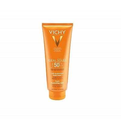 Vichy Ideal Soleil SPF50+ Αντηλιακό Γαλάκτωμα για την Προστασία Προσώπου & Σώματος, 300 ml