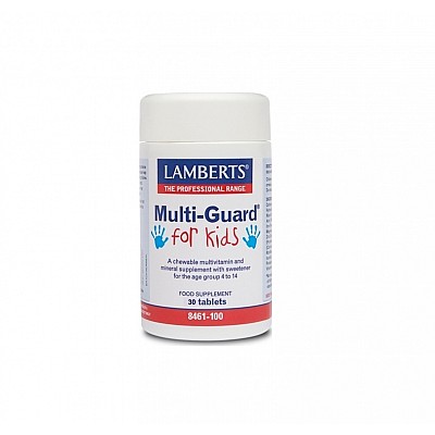 Lamberts Multi Guard for Kids Πολυβιταμίνες 30 ταμπλέτες