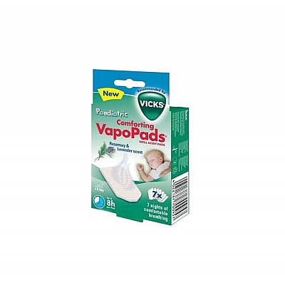 Vicks Vapopads Pediatric Rosemary & Lavender x 7 Τμχ