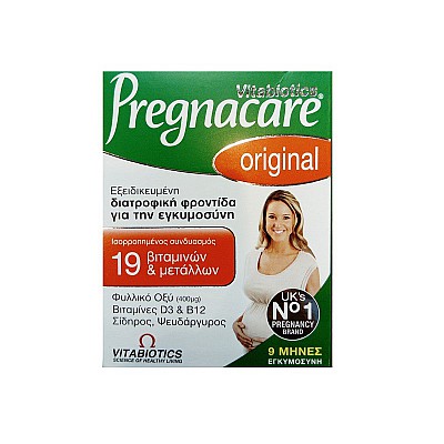 Vitabiotics Pregnacare Original Πολυβιταμίνη για την Ομαλή διεξαγωγή της Εγκυμοσύνης 30Tabs
