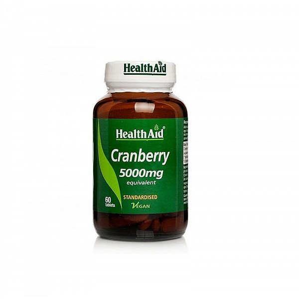 Health Aid Cranberry Extract 5000mg 60 ταμπλέτες