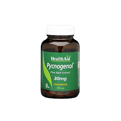 Health Aid Pycnogenol, Φυσικό Αντιοξειδωτικό & Αντιφλεγμονώδες Σκεύασμα, 30tabs