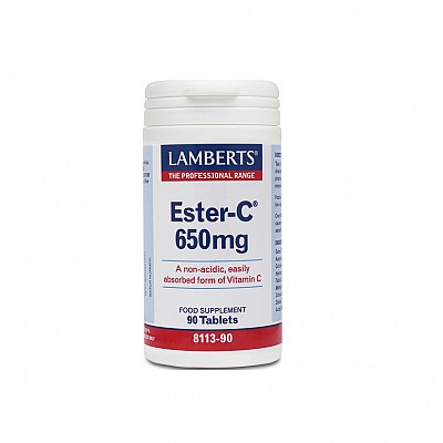 Lamberts Ester C 650mg 90 ταμπλέτες