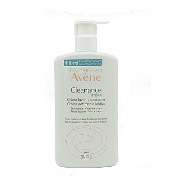 Avene Cleanance Hydra Creme Lavante Apaisante Καταπραϋντική Κρέμα Καθαρισμού για Δέρμα υπό Ξηραντική Αγωγή, 400ml