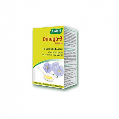 A.Vogel Omega-3 complex 30caps - Βελτίωση εγκεφαλικής λειτουργίας