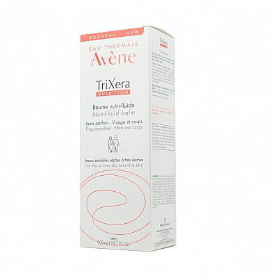 Avene Trixera Nutrition Nutri-Fluid Balm, Θρεπτικό Baume Χωρίς Άρωμα για Ξηρές/Πολύ Ξηρές 200ml