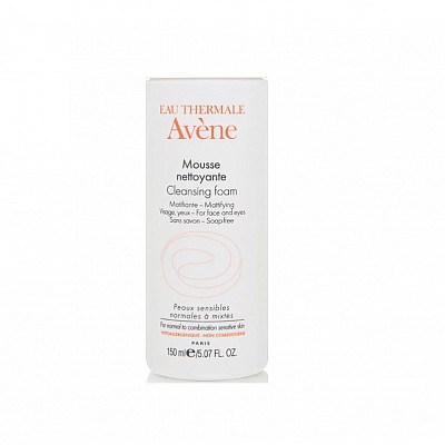 Avene Cleansing Foam Αφρός Καθαρισμού Προσώπου, 150ml