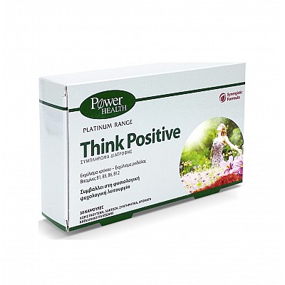 Power Health Think Positive Συμπλήρωμα Διατροφής για τη Φυσιολογική Ψυχολογική Λειτουργία, 30caps