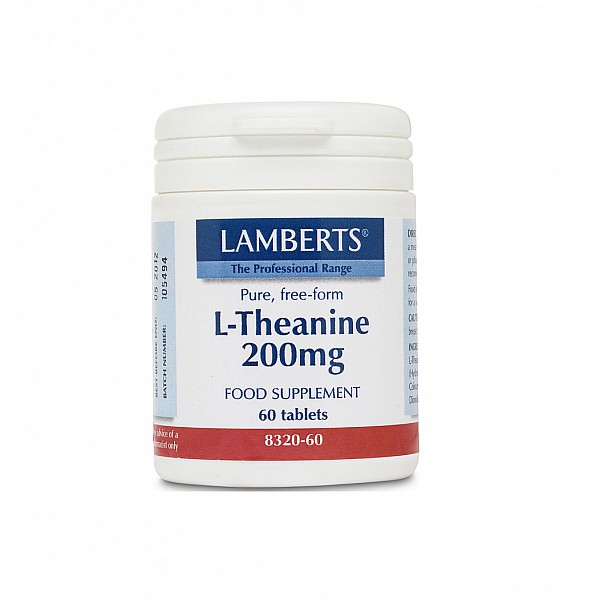 Lamberts L-Theanine 200mg Θειανίνη 60 Tablets