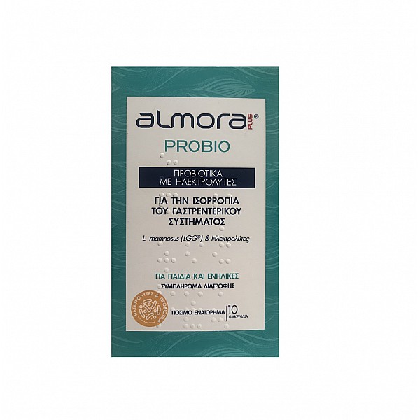 Elpen Almora Plus Probio, Προβιοτικά Με Ηλεκτρολύτες, 10 φακελίδια