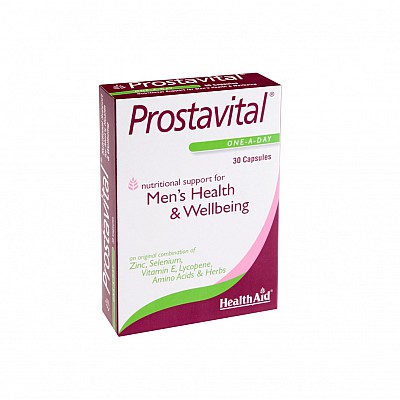 Health Aid Prostavital One a Day, Συμπλήρωμα Διατροφής για Υγιή Προστάτη 30Caps