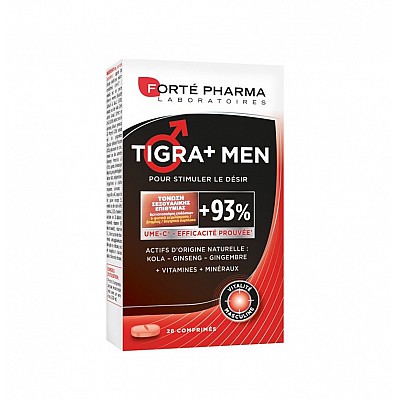 Forte Pharma Energy Tigra+ Men, Τόνωση Σεξουαλικής Επιθυμίας, 28caps