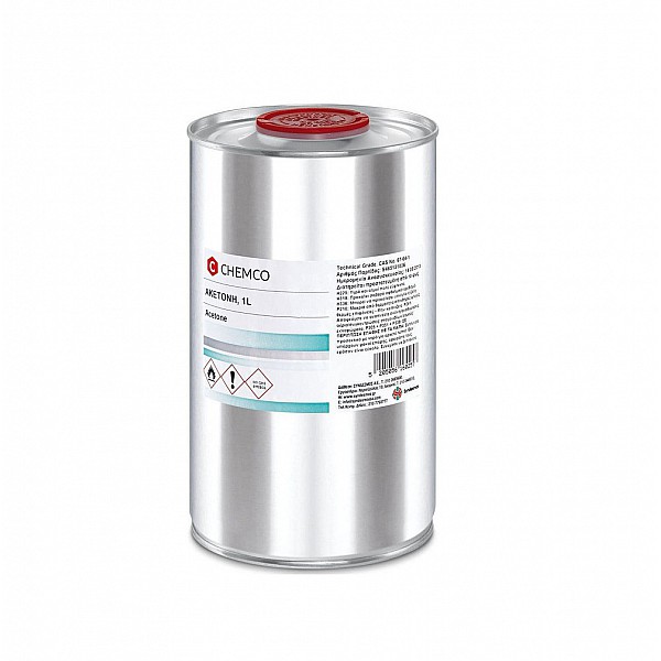 Chemco Acetone Καθαρή Ακετόνη 1000ml