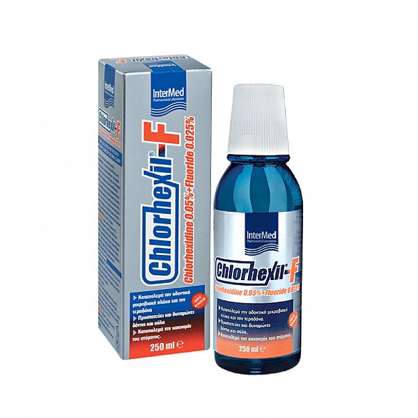 Intermed Chlorhexil-F Mouthwash, 250 ml